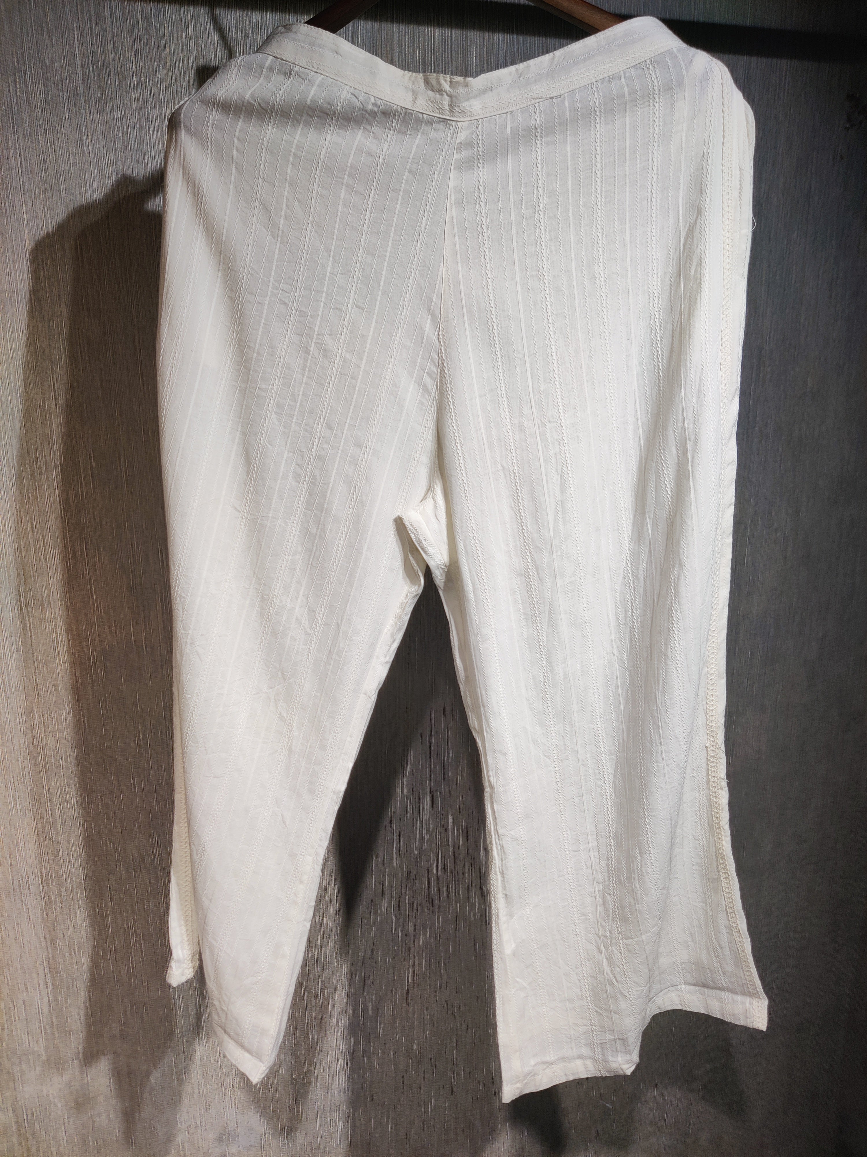 Handcrafted Crochet Patchwork  LInen Cotton Co-ord Set