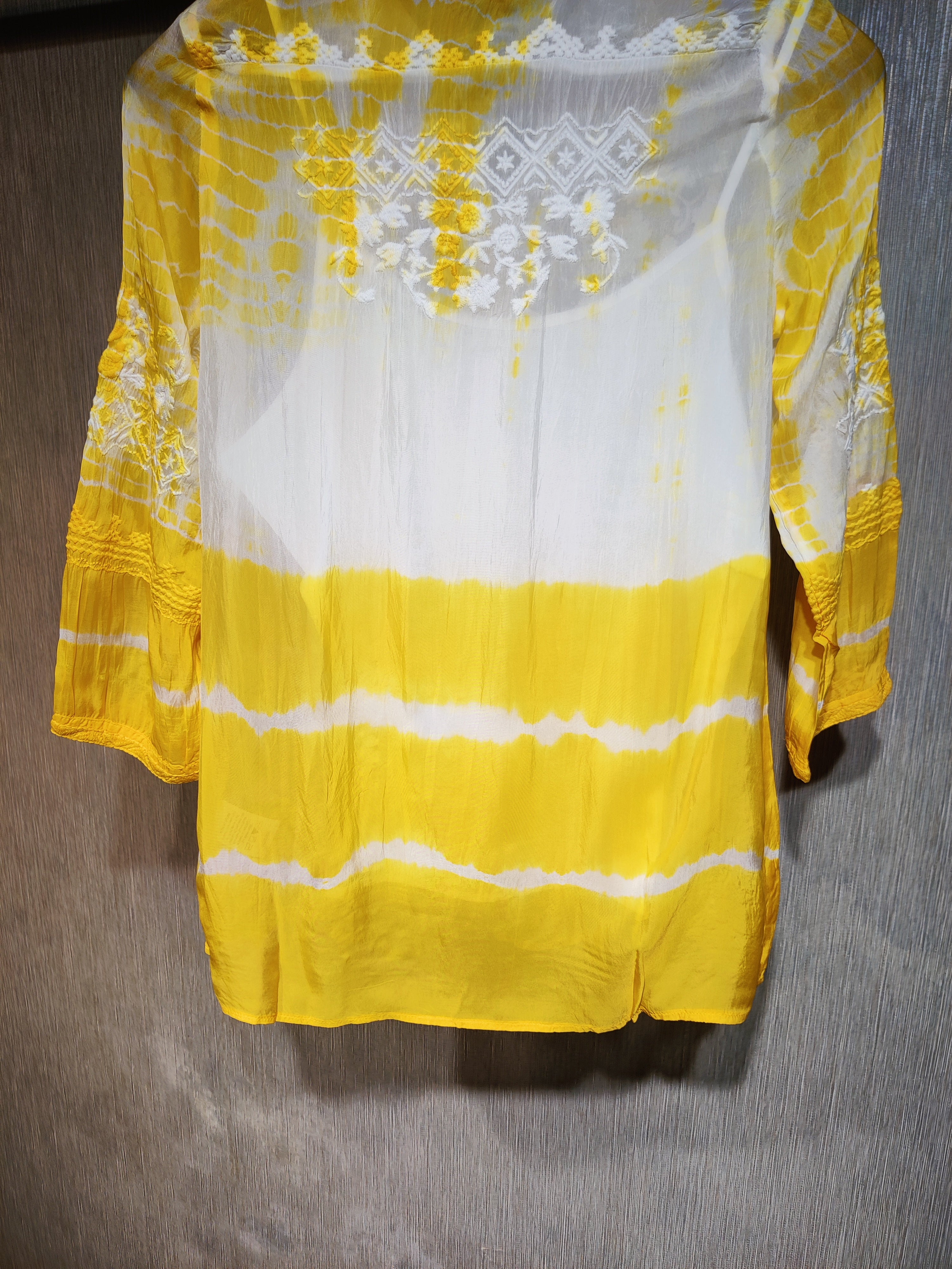 Sunshine Yellow  Chikankari  Co-ord Set