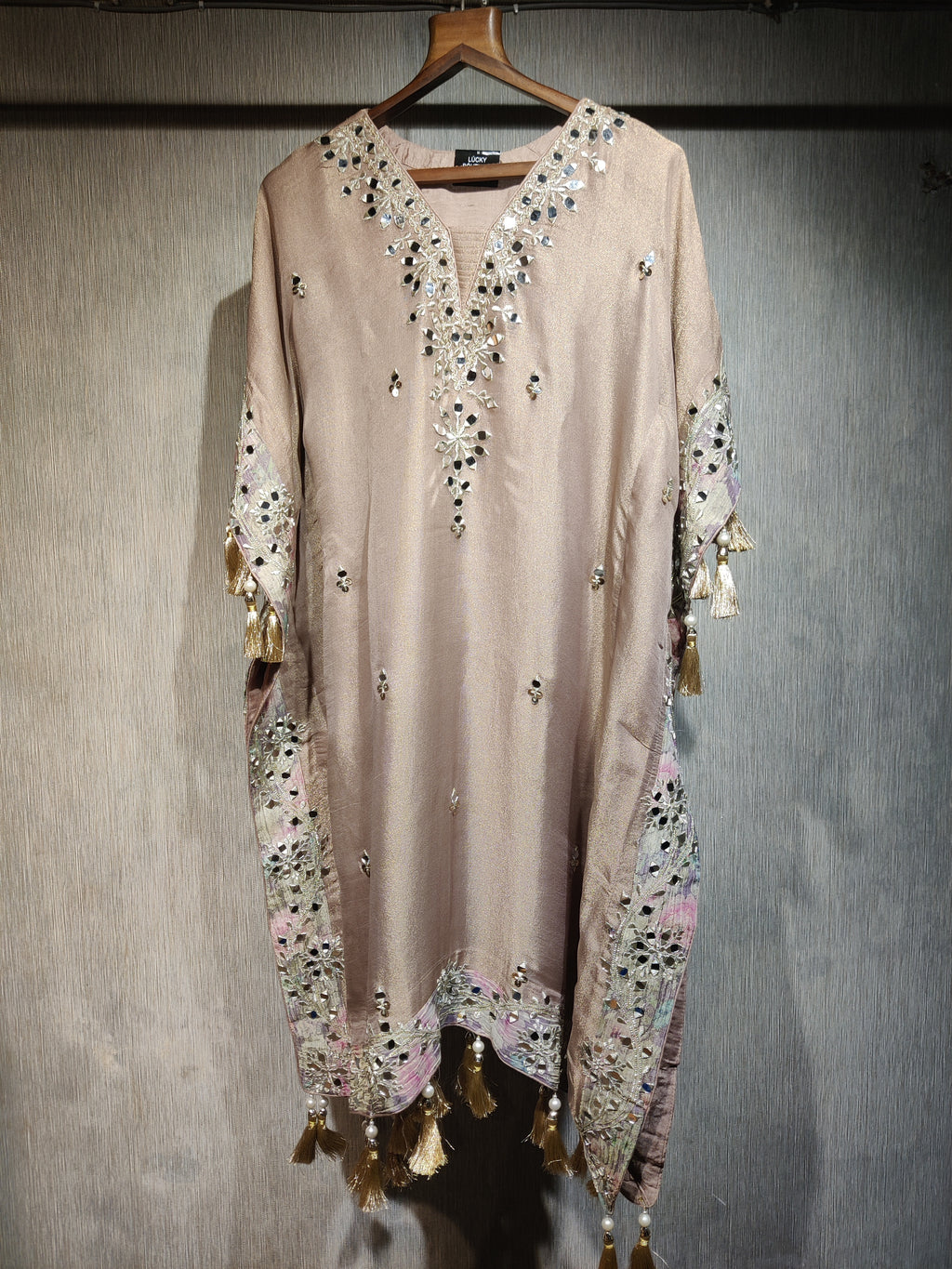 Blush Embellished Kaftan