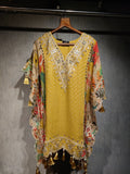 Mustard Embellished Kaftan