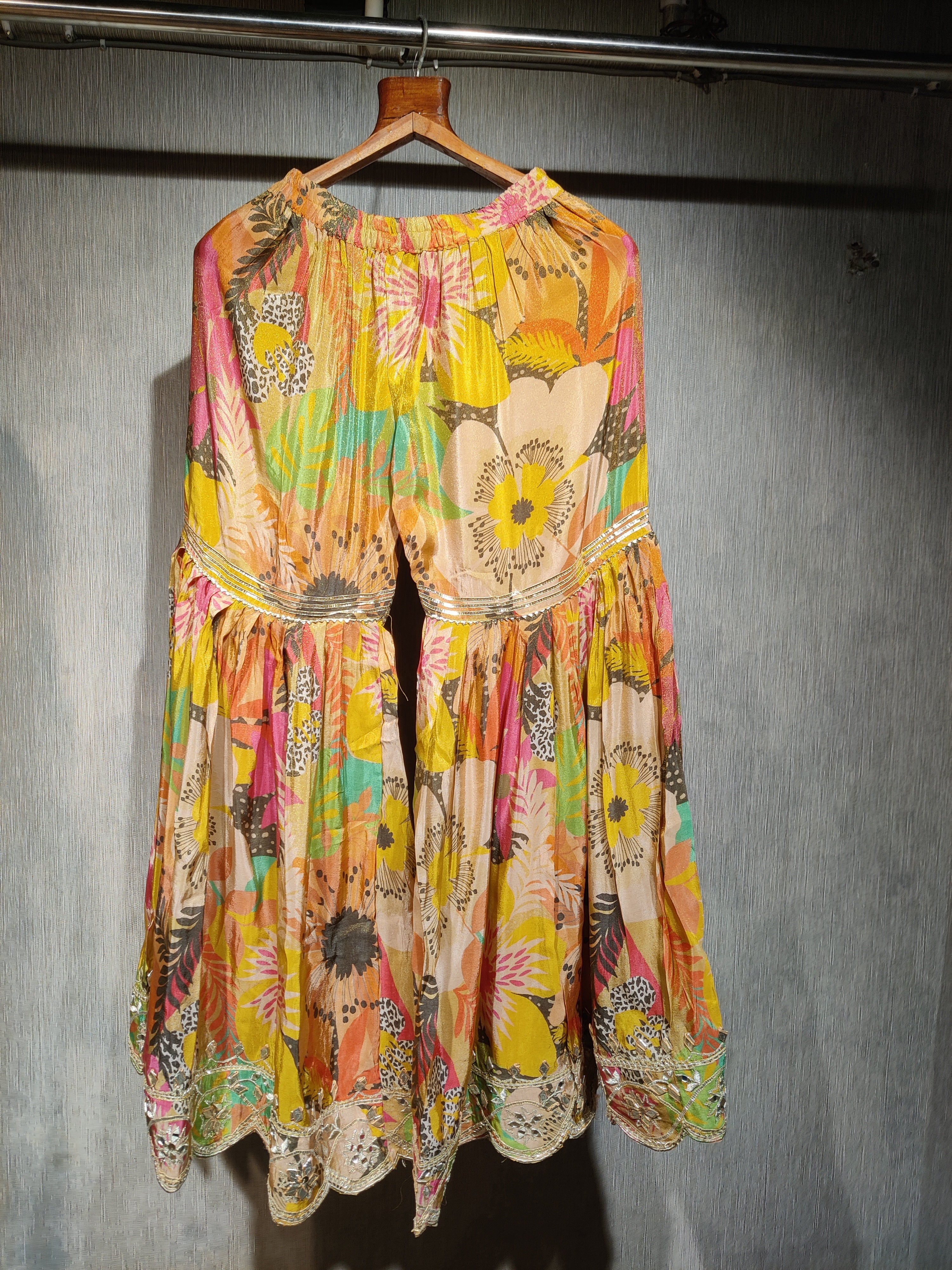 Mustard Embellished Kaftan