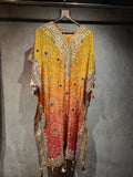 Sunset Ombre Embroidered Kaftan