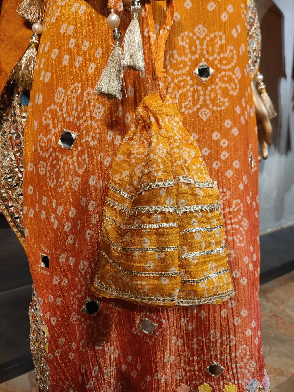 Sunset Ombre Embroidered Kaftan