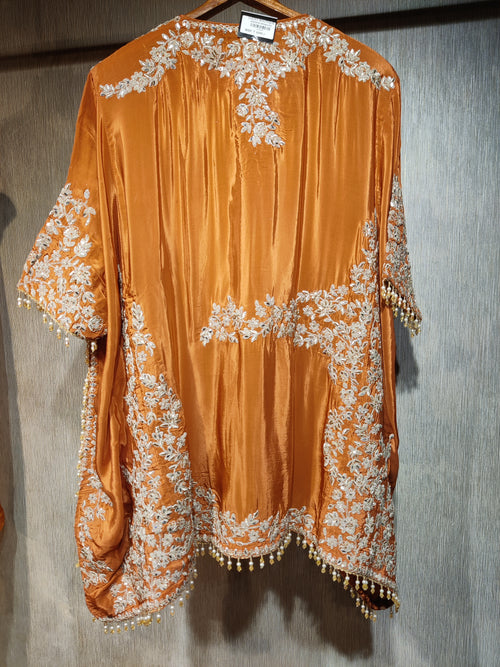 Amber Floral Embroidered Kaftan