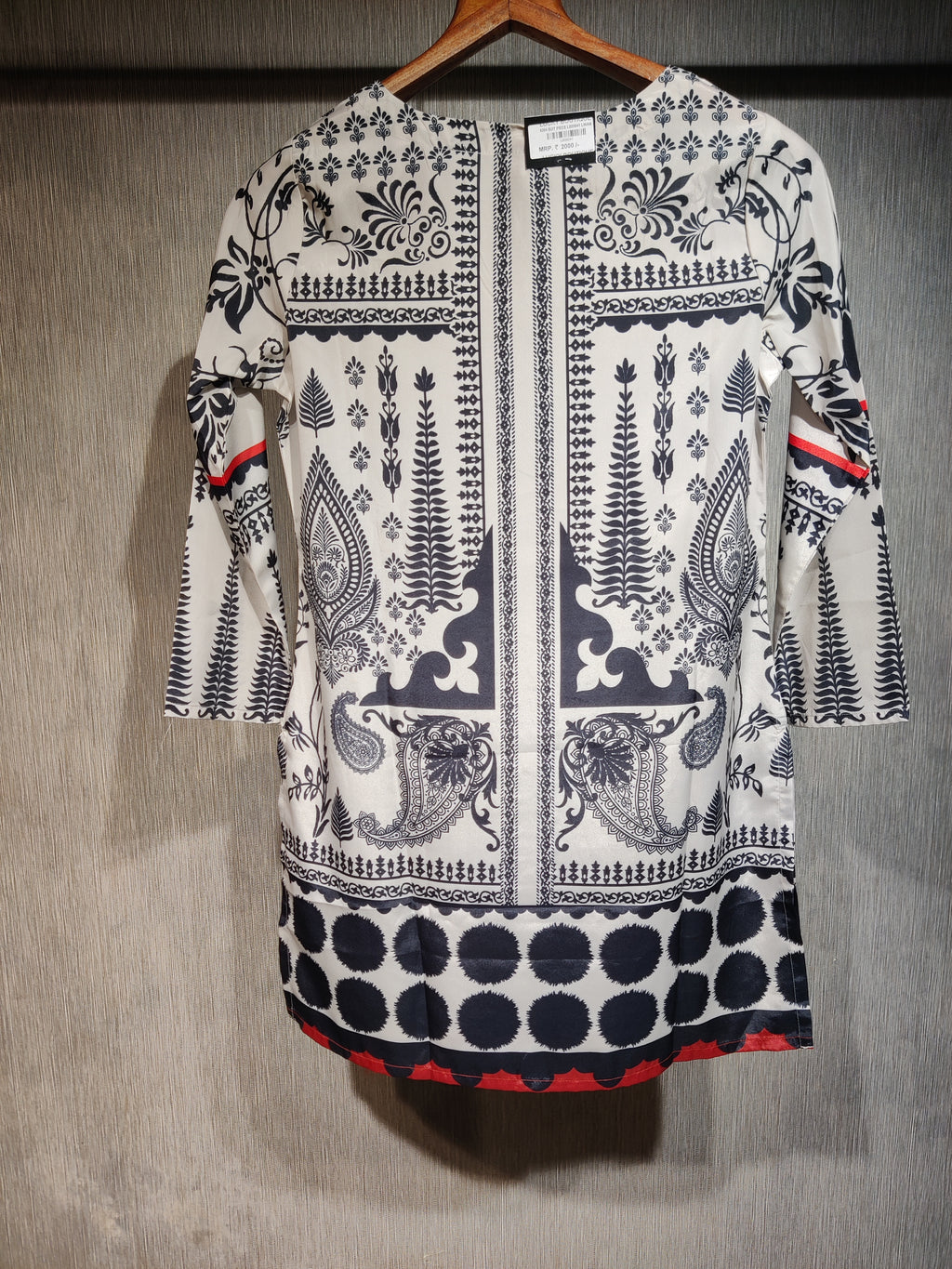 Monochrome Folk Print Co-Ord Set