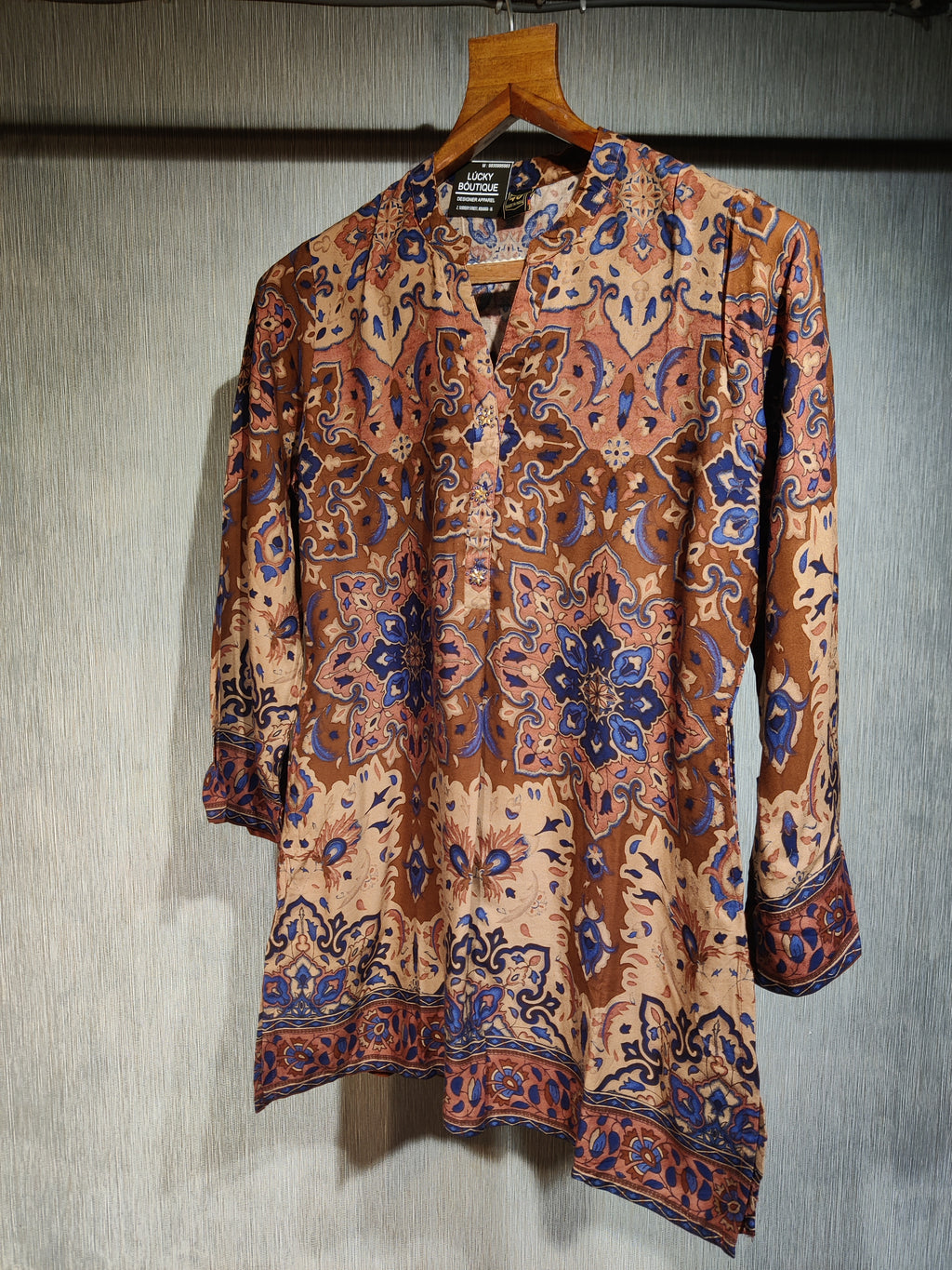 Rust Paisley Printed Co-Ord Set