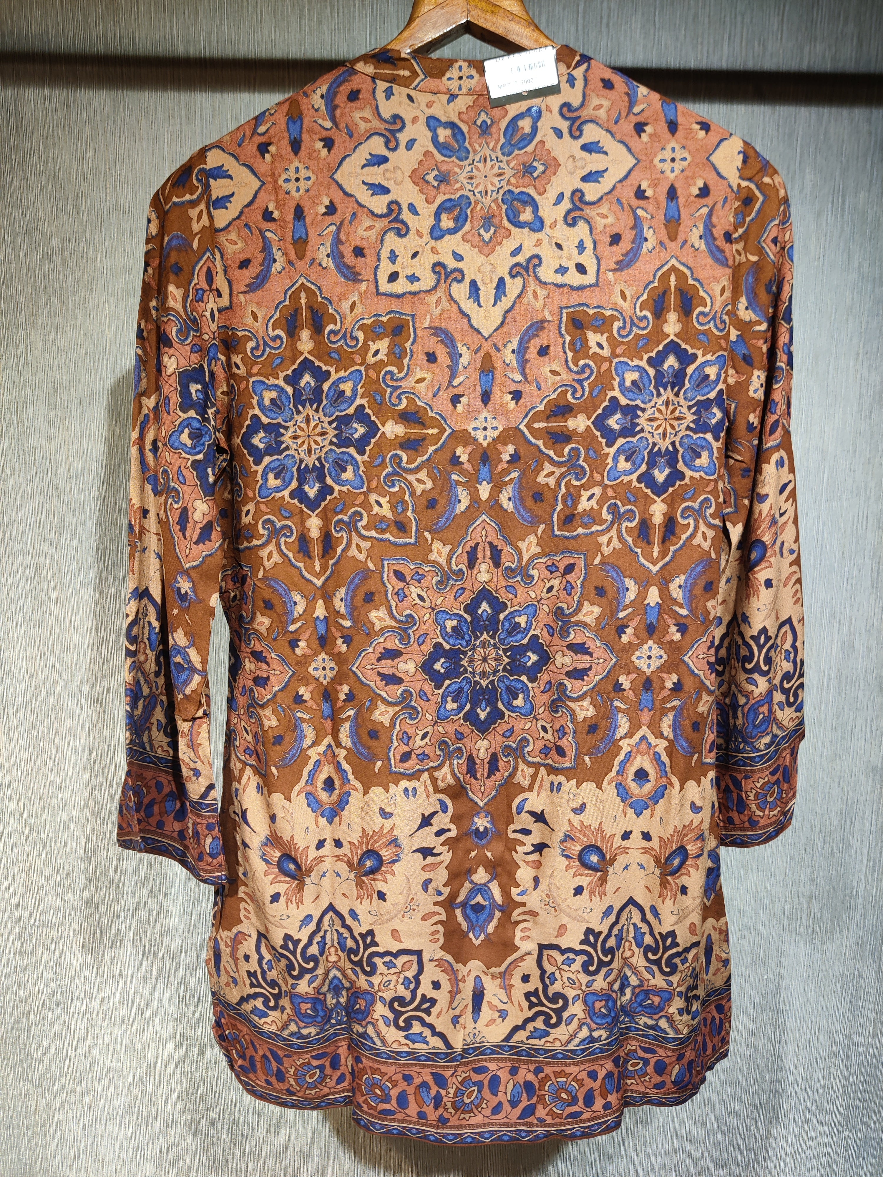 Rust Paisley Printed Co-Ord Set