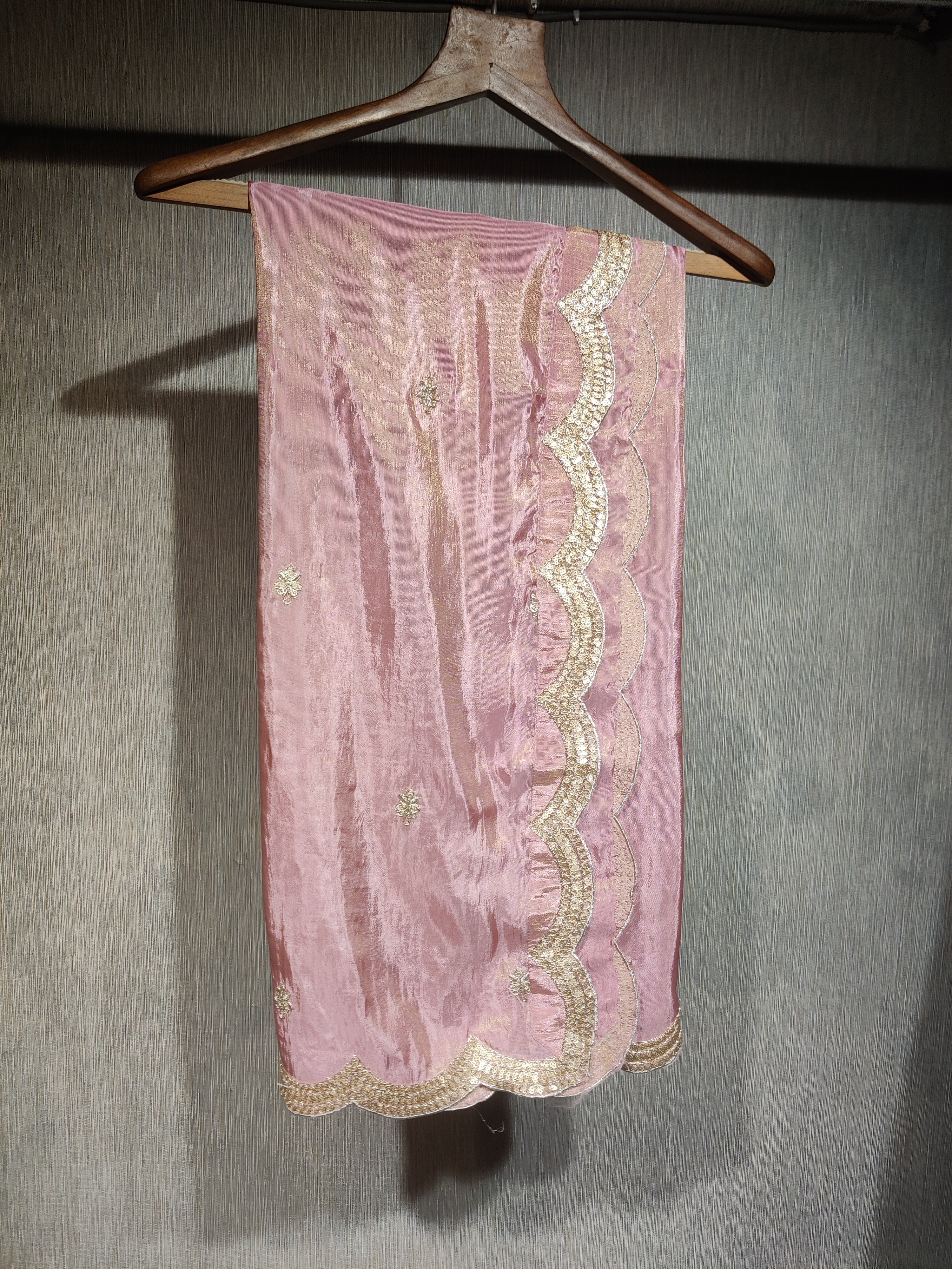 Pink Embellished Sharara set