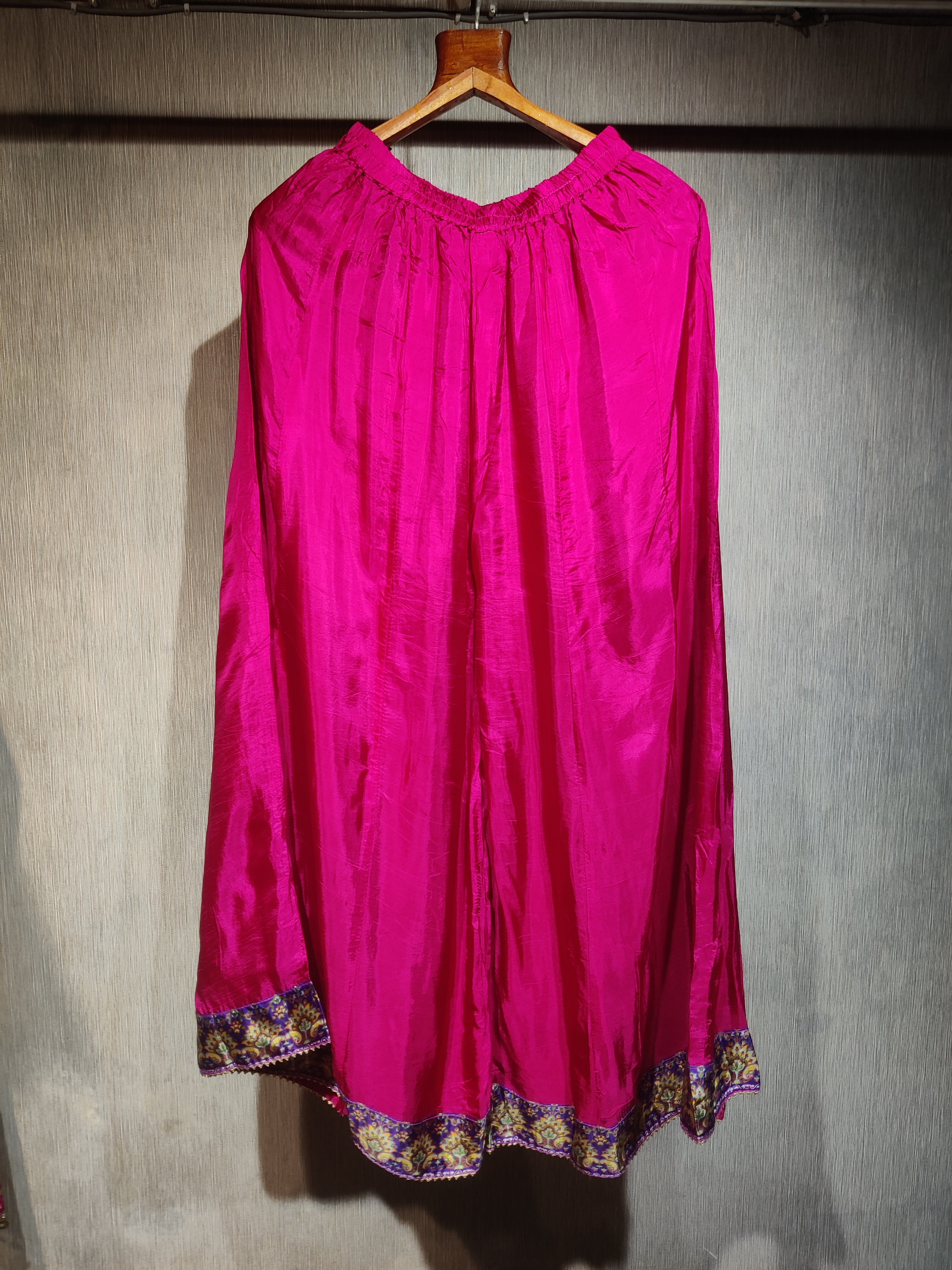 A-Line Russian Silk Dress with Persian Prints