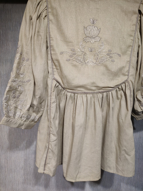 Beige Textured Co-Ord Set