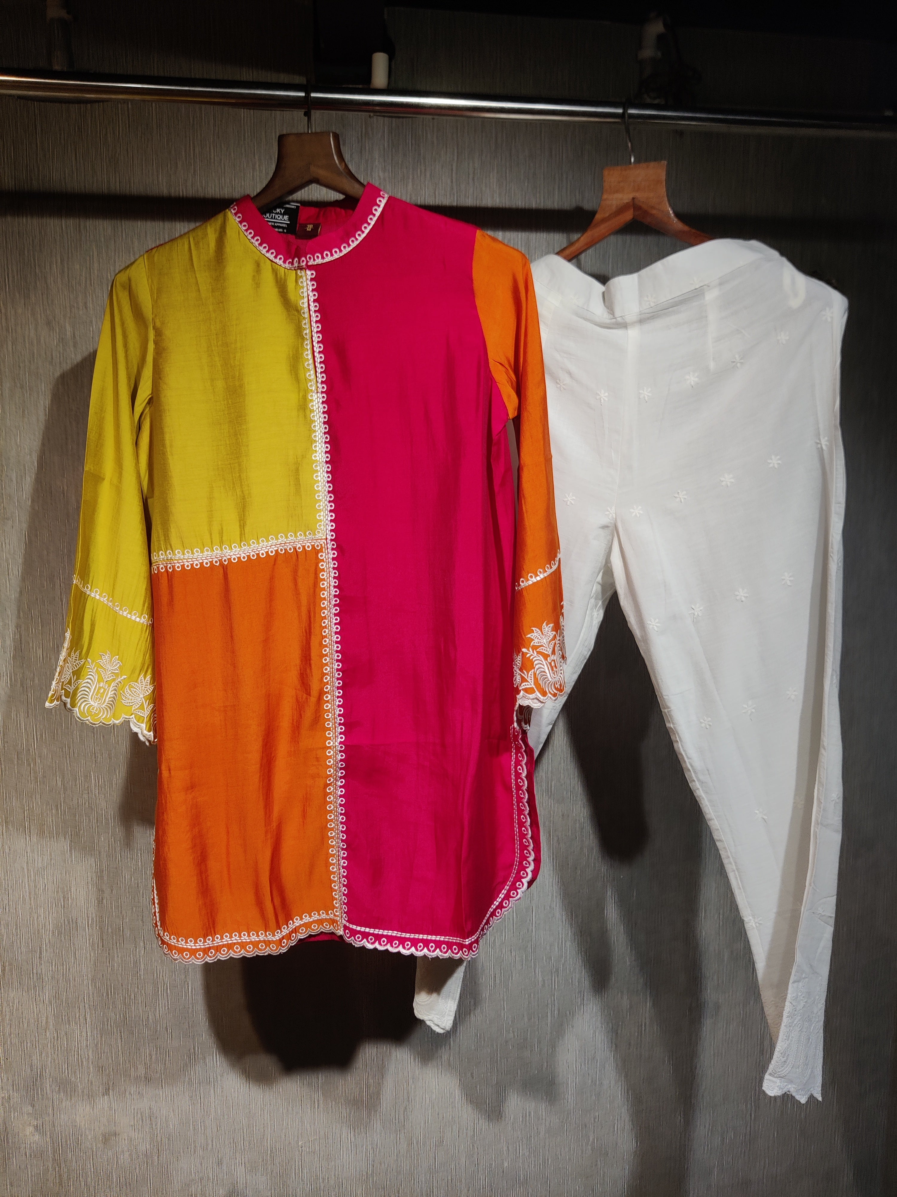 Dual Tone Color-Block Co-Ord Set