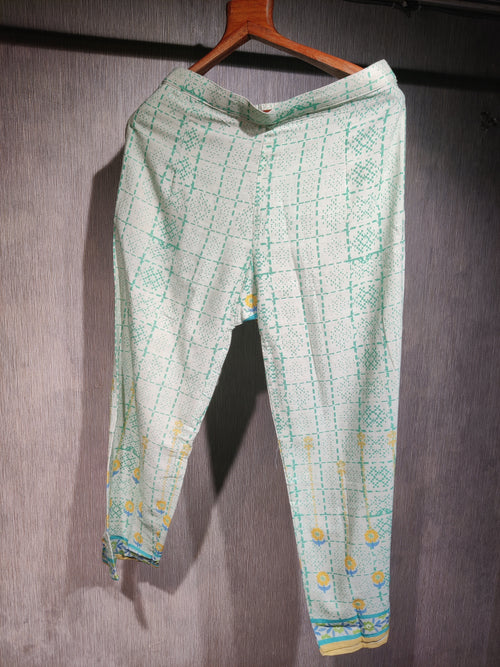 Aqua Heritage Motif Co-Ord Set