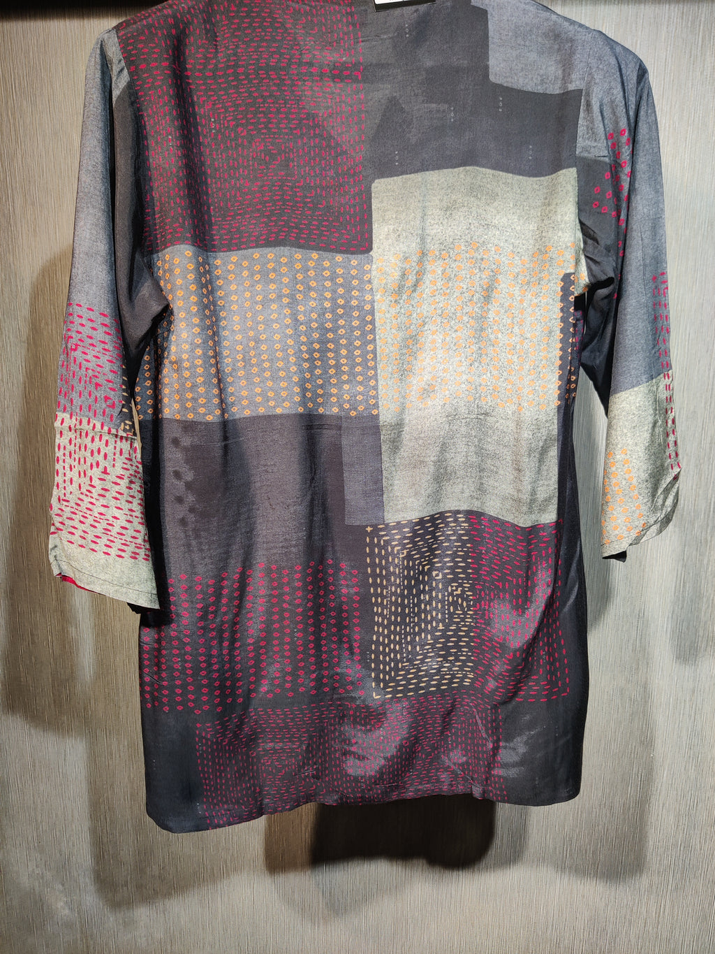 Contemporary Patchwork Ikkat Co-Ord  Set
