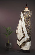 Handcrafted Kalamkari Print Cotton Suit Set with Gota Patti Work Dupatta