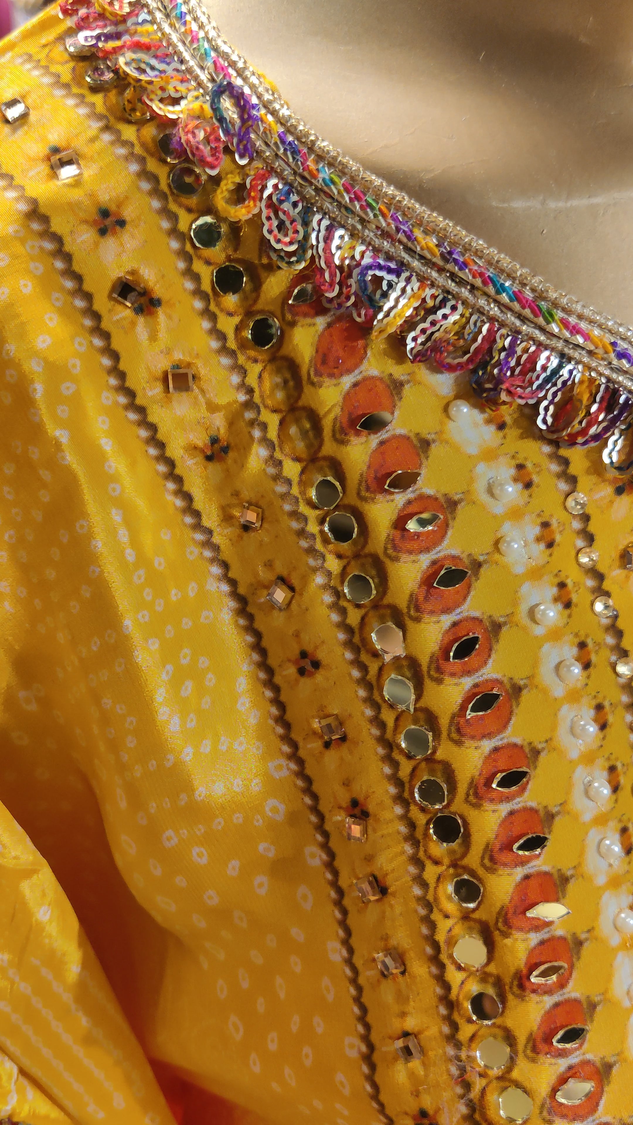 Golden Pink Gradient Kaftan