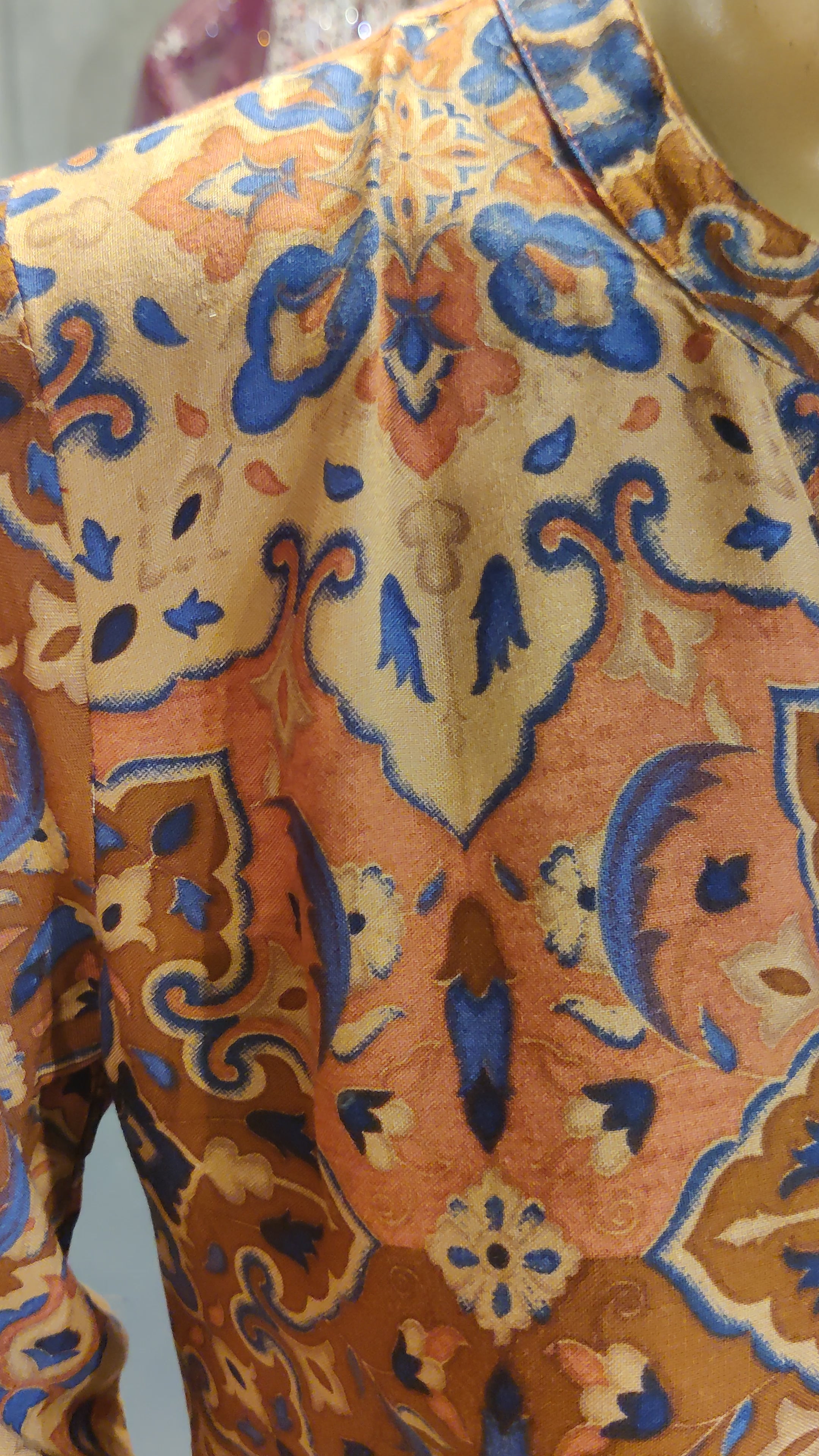 Rust Paisley Printed Co-Ord Set